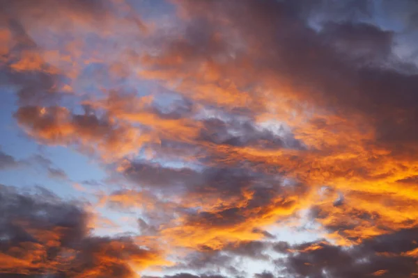 Jasná Obloha Západu Slunce Jako Pozadí — Stock fotografie