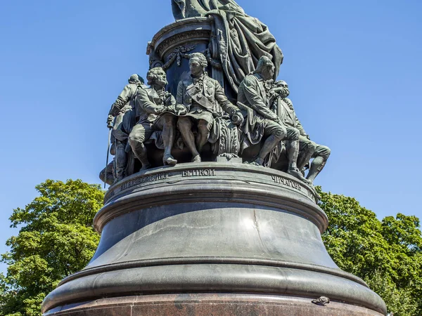 Petersburg Russia July 2020 Monument Catherine Great Catherine Park Established — Stock Photo, Image