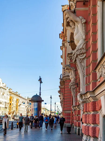 San Petersburgo Rusia Junio 2020 Nevsky Prospecto Calle Principal Ciudad —  Fotos de Stock