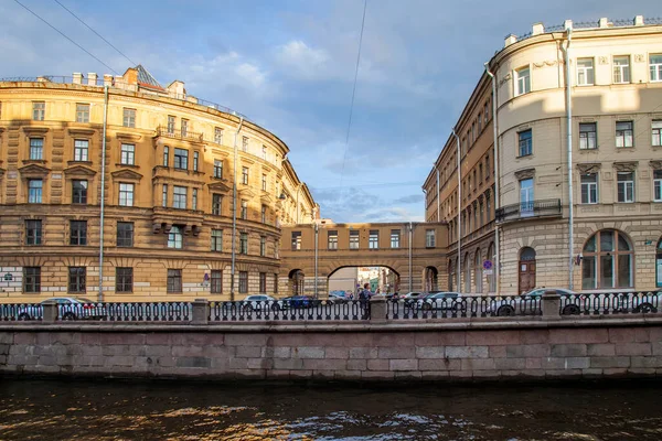 Sankt Petersburg Ryssland Juni 2020 Utsikt Över Griboyedovkanalen Och Dess — Stockfoto