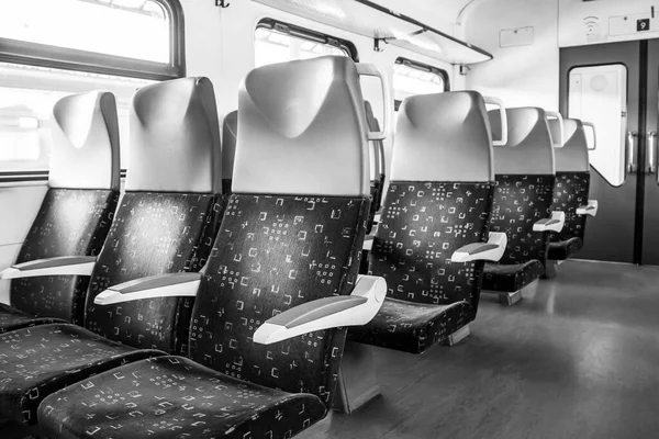 Moscow Russia August 2020 Interior Carriage Modern High Speed Regional — Stock Photo, Image