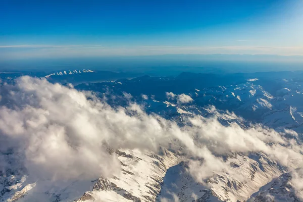 View Earth Clouds Window Flying Plane — Stock Photo, Image