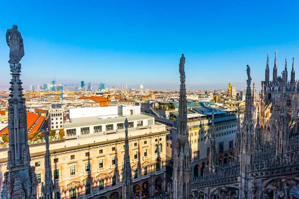 Milan Italy February 2020 도시의 매력중 하나는 대성당 이탈리아어 Duomo — 스톡 사진