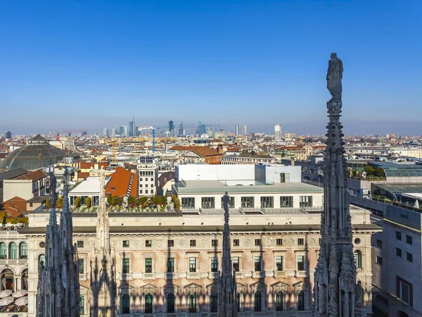 Milan Italy February 2020 도시의 매력중 하나는 대성당 이탈리아어 Duomo — 스톡 사진