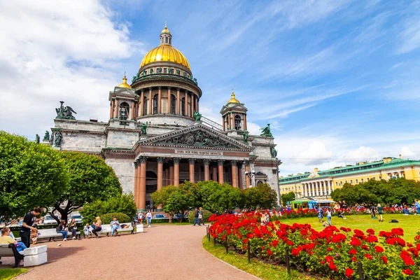 Petersburg Russia July 2020 One Main Attractions City Isaac Cathedral — Stock Photo, Image