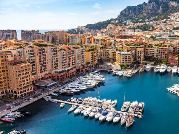 Monte Carlo Monaco Octobre 2019 Belle Vue Sur Les Yachts — Photo