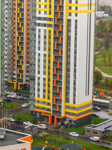 Saint Pétersbourg Russie Octobre 2020 Bâtiments Résidentiels Modernes Plusieurs Étages — Photo