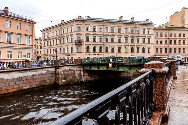 Sankt Petersburg Ryssland Oktober 2020 Utsikt Över Griboyedovkanalen Och Dess — Stockfoto