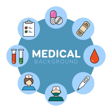 Tıbbi geçmişi ile kutsal kişilerin resmi - göstermek sağlık veya herhangi bir tıbbi konular.