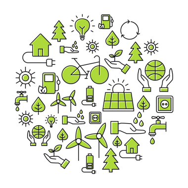 Eco organik arka plan