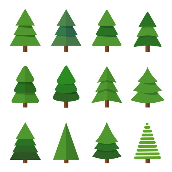 Träd insamling — Stock vektor