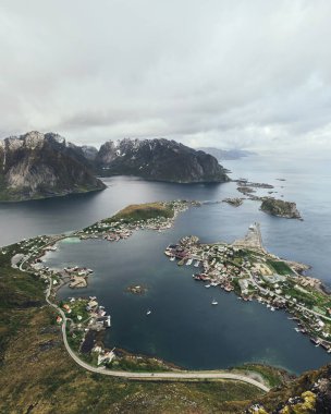 Kvalvika Beach Lofoten Adaları, Norveç 