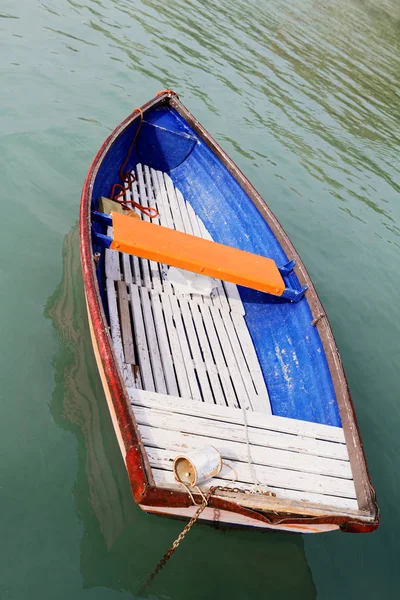 Barca Veche Din Lemn Lac Barca Vâsle — Fotografie, imagine de stoc