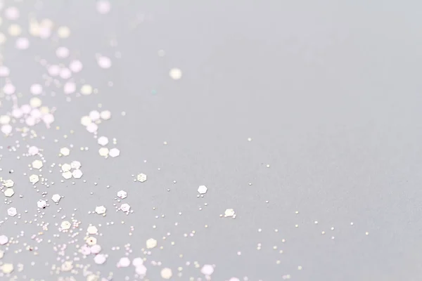 Color Glitter Light Background Macro Photo Stock Image