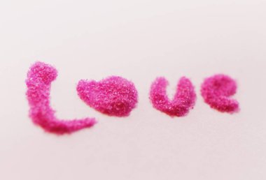 Glitter kelimeler-aşk