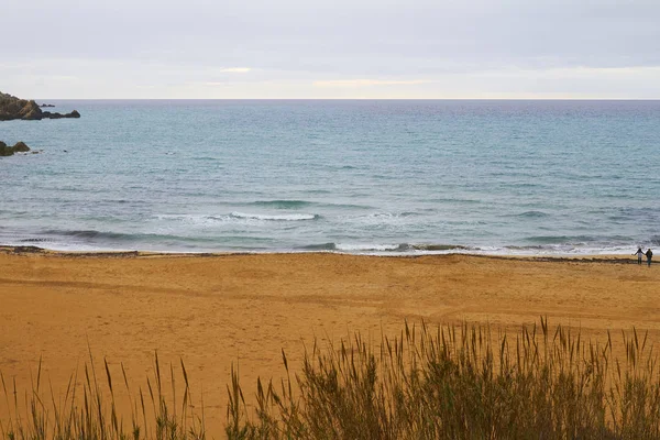 Foto vom sonnigen Sommer Sandstrand — Stockfoto