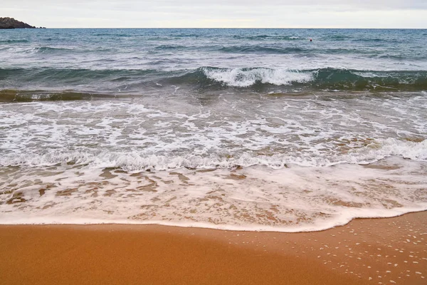 Photo of the sunny summer sandy beach — Stock Photo, Image