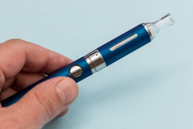 Vaping blu ile el tutma vape kalem metal elektronik sigara