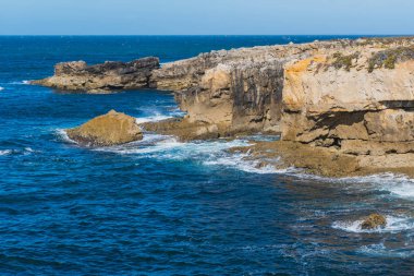 Güzel deniz manzarası. Doğanın bileşimi.