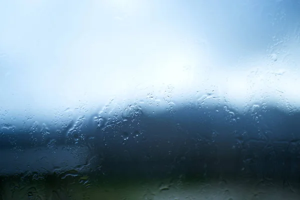 Rain in a window — Stock Photo, Image