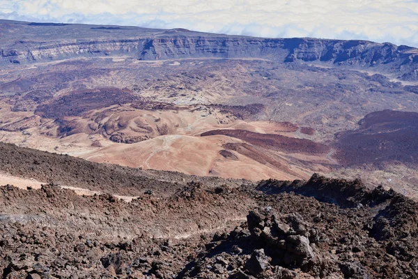 Gran cráter del volcán del Teide en Tenerife, España —  Fotos de Stock