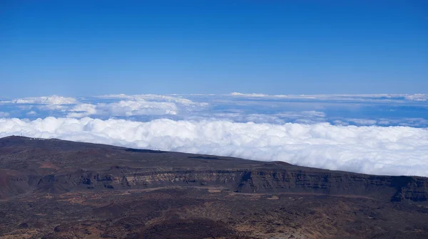 Vista desde la cima de la montaña del Teide en Tenerife, España —  Fotos de Stock