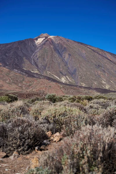 Vista de la montaña del Teide desde su base — Foto de Stock