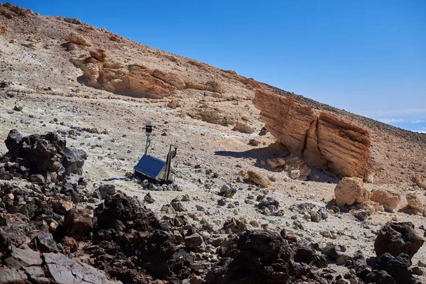 Estación meteorológica en la montaña Teide en Tenerife, España — Foto de Stock