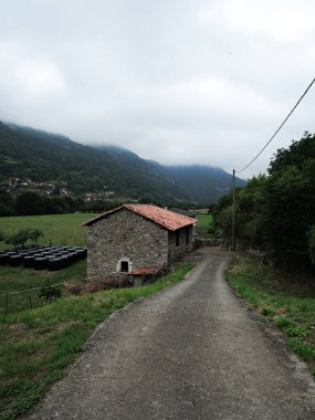 Asturias kırsal çiftlik, İspanya