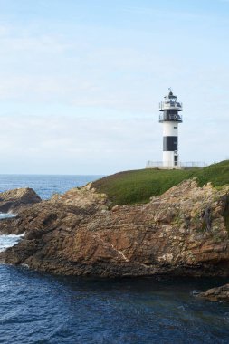 Illa Gökhan deniz feneri ribadeo, Galiçya, İspanya
