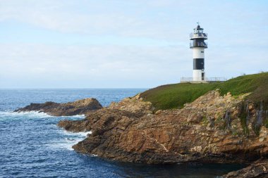 Illa Gökhan deniz feneri ribadeo, Galiçya, İspanya