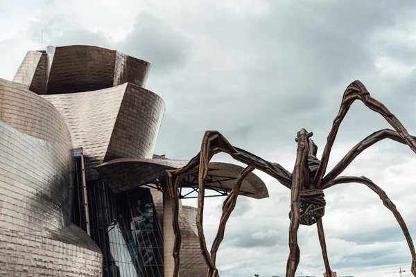 Detalle Del Edificio Del Museo Guggenheim Por Frank Gehry Bilbao —  Fotos de Stock