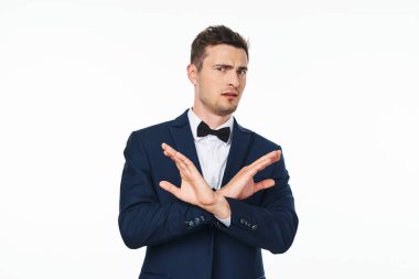 Dur hareketi yapan genç işadamı izole edildi. 