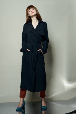 Güzel bir kadın makyaj modeli. 