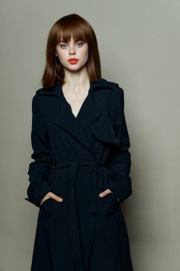 Sonbahar kadını model yeni disko partisi Güzel yüz