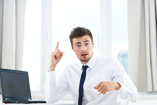 Jungunternehmer Büro Hat Eine Idee — Stockfoto