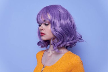 Modaya uygun kadın saç stili parti geçmişi