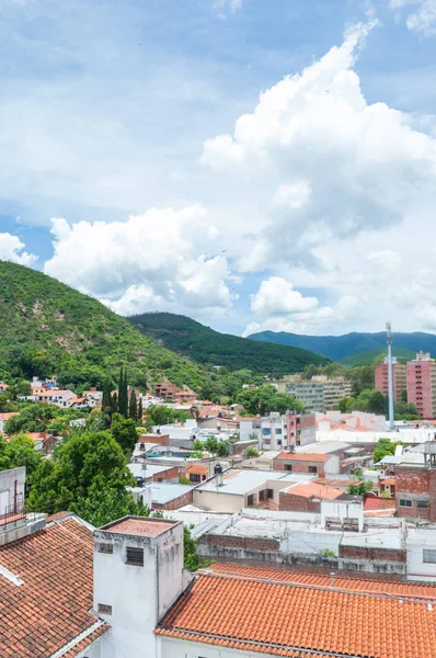 Hermosa Ciudad Salta Norte Argentina Vista Aérea Desde Teleférico —  Fotos de Stock