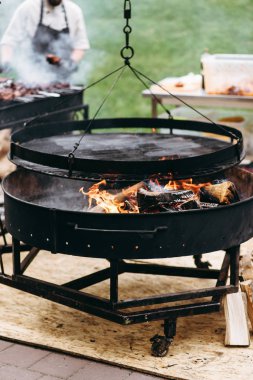 Şaşlık açık, Festival gıda hazırlama.