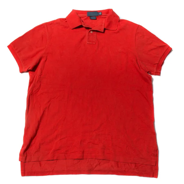 Rotes Poloshirt — Stockfoto