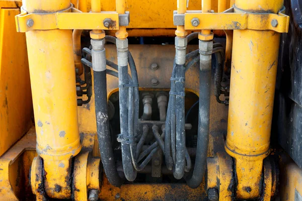 Excavator hydraulic system Stock Picture