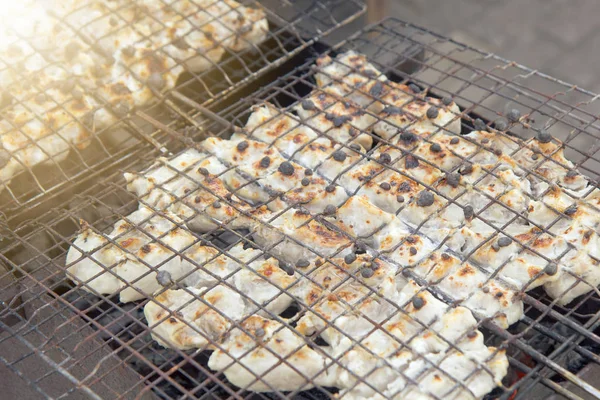 Barbecue in outdoors — Stock Photo, Image