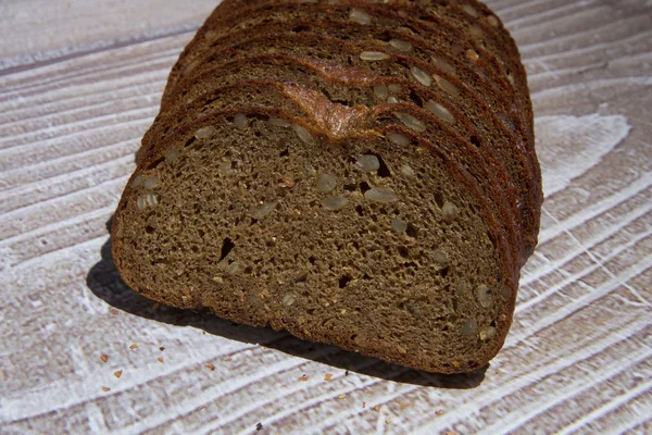 Rye bread with seeds — Stock Photo, Image