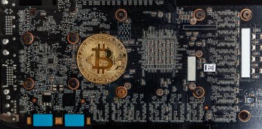 Bitcoin yalan ekran kartı incelemesi kavramı üzerine. Bankacılık web ve uluslararası ağ ödeme elektronik sanal para. Kripto para birimi sembolü