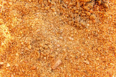 Yazın bir kumsalın kumsal desenine yakın çekim