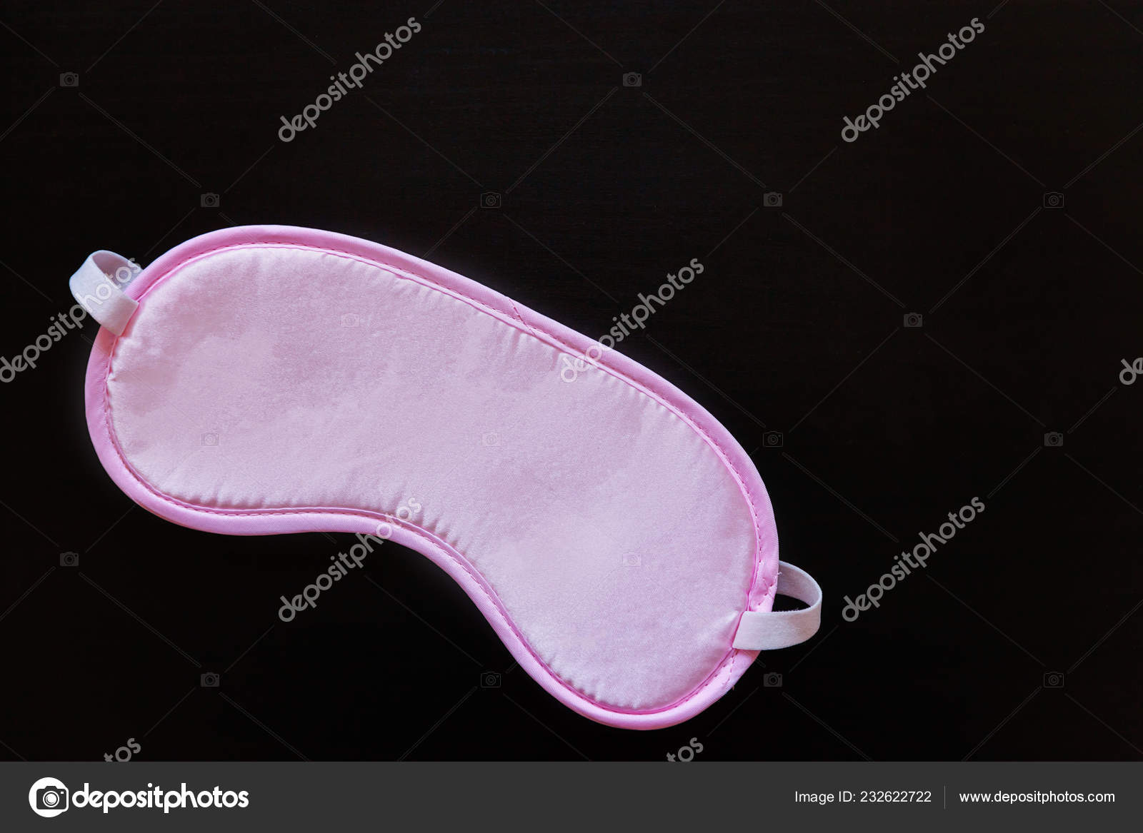 black sleeping eye mask