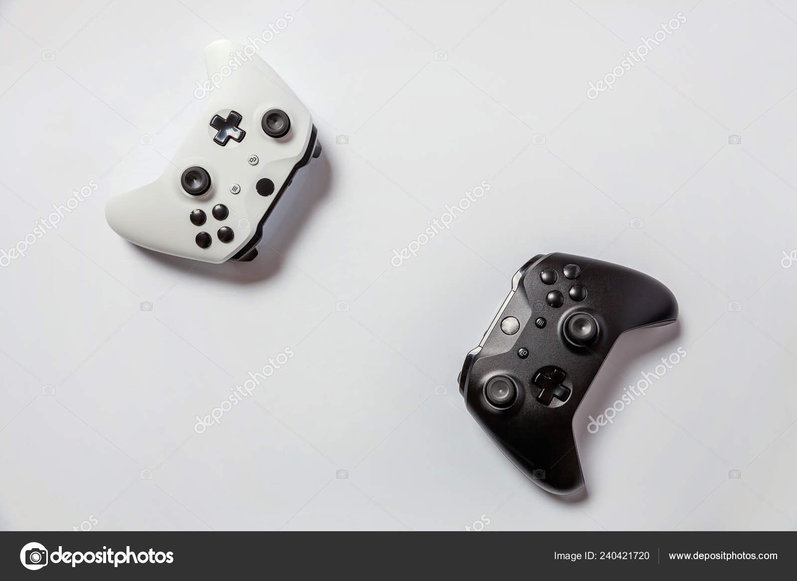 Images Joystick Black And White White Black Two Joystick