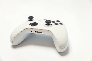 Beyaz arka plan üzerinde beyaz oyun çubuğu