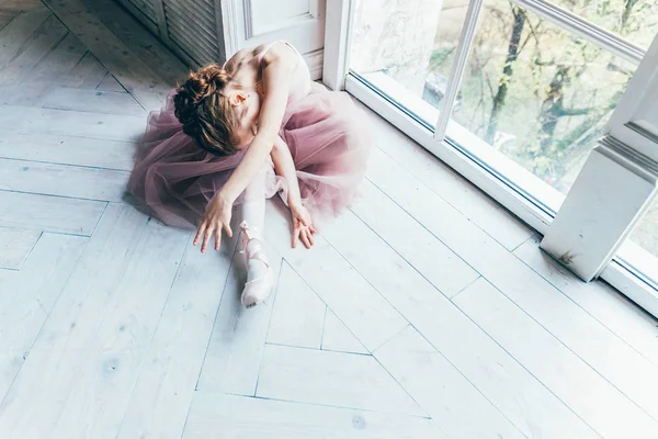 Genç balerin dans sınıf