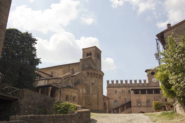 Borgo Castell Arquato Piacenza Itália — Fotografia de Stock